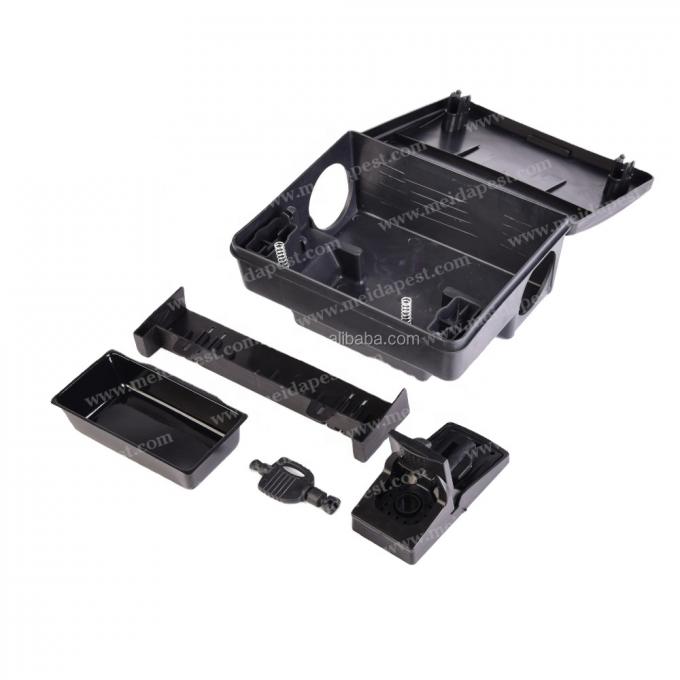 Animal Control Custom Plastic Rat Bait Station voor knaagdieren Muisval Box Power Source Geen 20-29 stukken 2